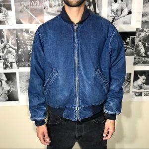 Vintage OshKosh Jeans Bomber Jacket